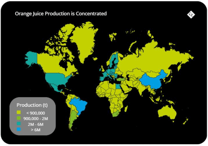 Disappointing Brazil Orange Crop Compounds Supply Concerns | Czapp