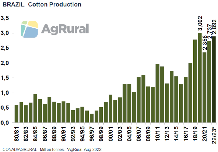 US Drought Could Create Chance for Brazil in Cotton Market